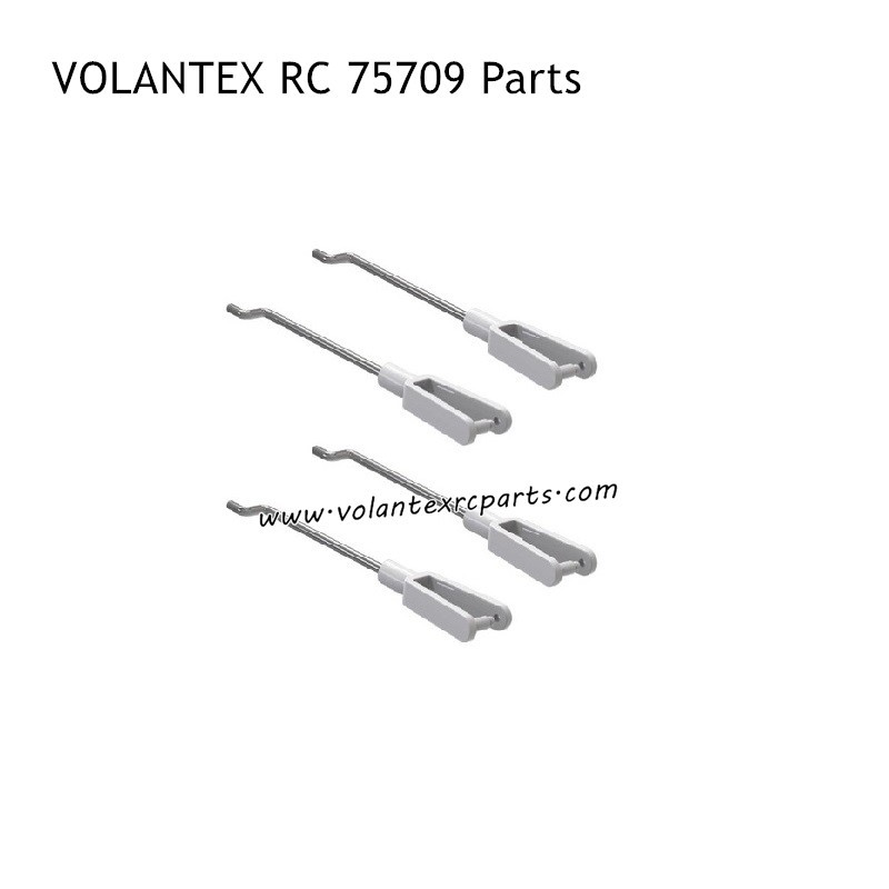 VOLANTEX RC 75709 Parts Tie Rods and U-Clamps Complete