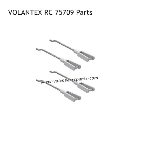 VOLANTEX RC 75709 Parts Tie Rods and U-Clamps Complete