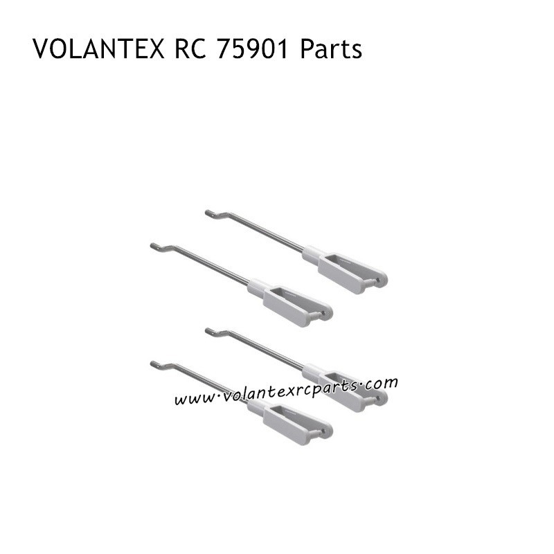 VOLANTEX RC 75901 ASW-28 2840mm Glider Parts Tie Rods and U-Clamps Complete