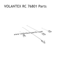 VOLANTEX RC 76801 P51D Mustang RC Plane Parts Tie Rods and U-Clamps Complete