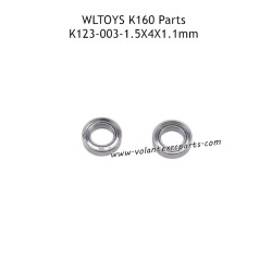 Wltoys K160 EC-145 RC Plane Parts 1.5X4X1.1mm Bearings K123-003