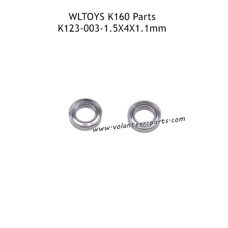 Wltoys K160 EC-145 RC Plane Parts 1.5X4X1.1mm Bearings K123-003