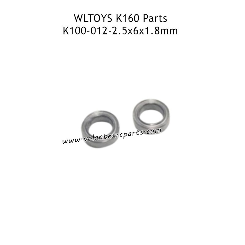 Wltoys K160 EC-145 RC Plane Parts 2.5x6x1.8mm Bearings K123-012
