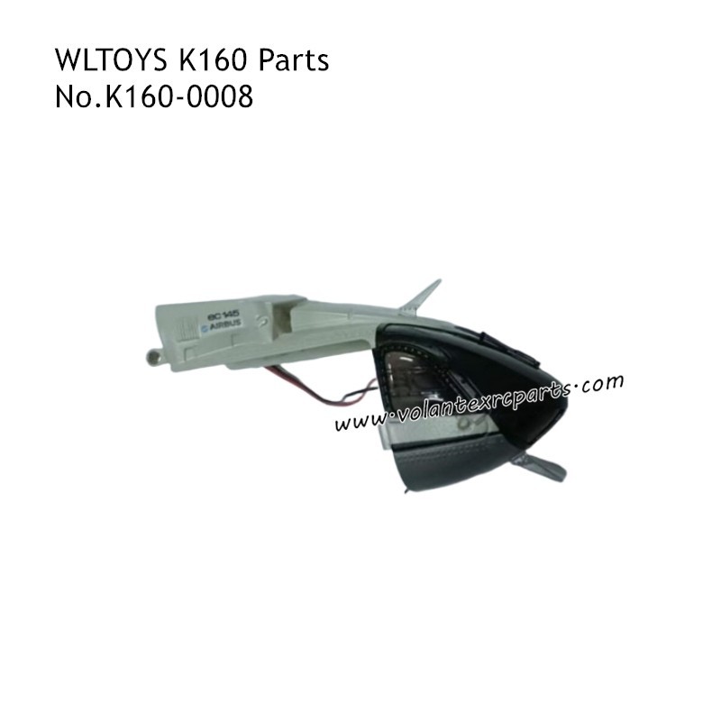 WLTOYS K160 RC Plane Parts Nose Cover Set K160-0008