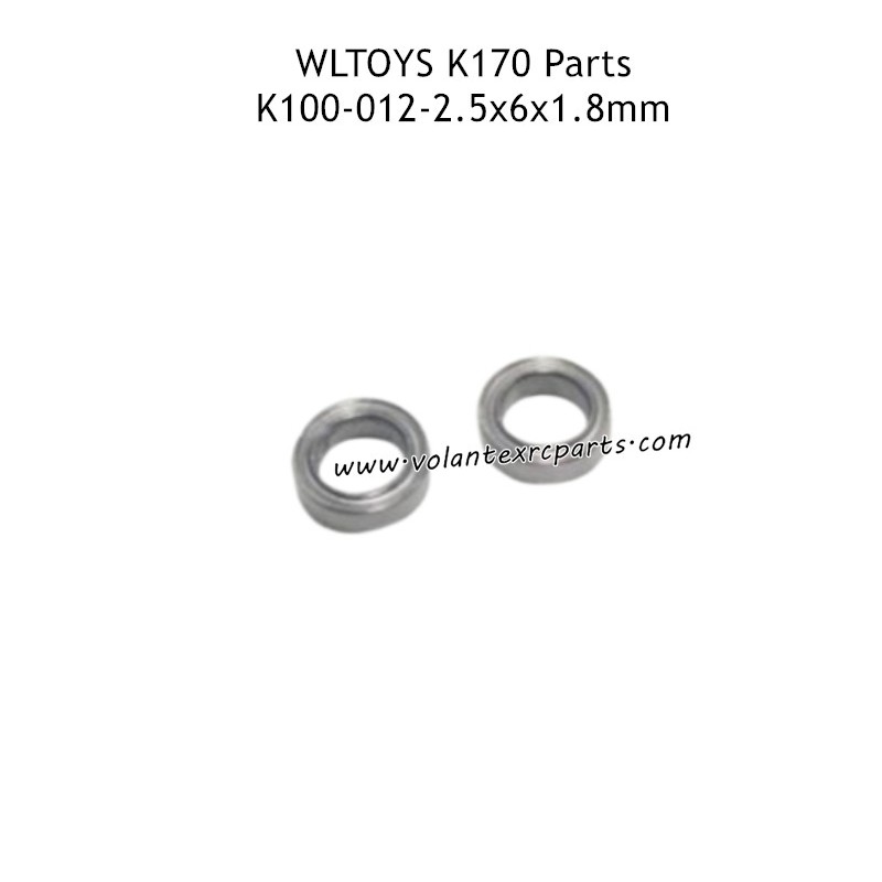 WLTOYS K170 RC Airplane Parts 2.5x6x1.8mm Ball Bearings K100-012