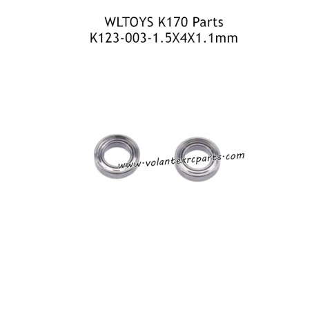 WLTOYS K170 RC Airplane Parts 1.5x4x1.1mm Ball Bearings K123-003