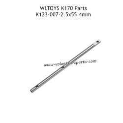 WLTOYS K170 RC Airplane Parts 2.5x55.4mm Main Tube K123-007