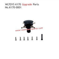WLTOYS K170 RC Airplane Upgrade Parts Swivel Head Kit Black K170-0001