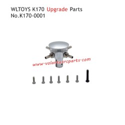 WLTOYS K170 RC Airplane Upgrade Parts Swivel Head Kit Silver K170-0001