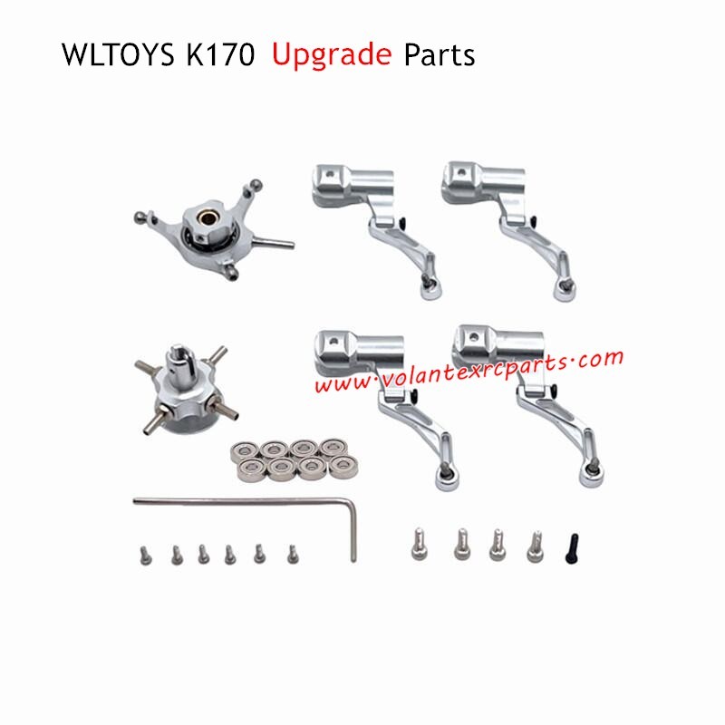 WLTOYS K170 RC Airplane Upgrade Parts Rotor Disc Crosshead Silver