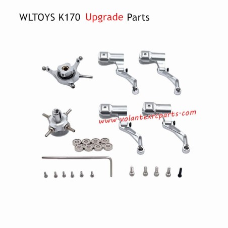 WLTOYS K170 RC Airplane Upgrade Parts Rotor Disc Crosshead Silver