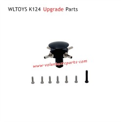 WLTOYS K124 RC Plane Upgrade Parts Swivel Head Kit Black K170-0001