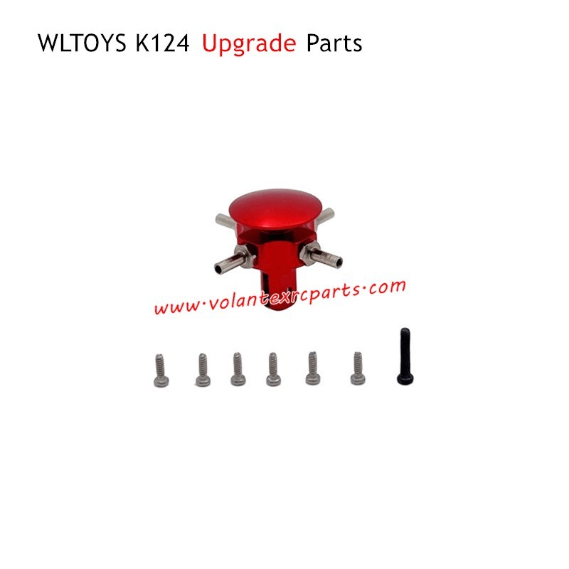 WLTOYS K124 RC Plane Upgrade Parts Swivel Head Kit Red K170-0001
