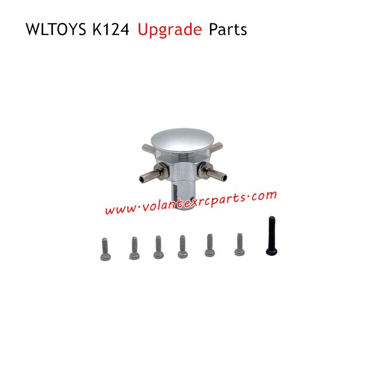 WLTOYS K124 RC Plane Upgrade Parts Swivel Head Kit Silver K170-0001