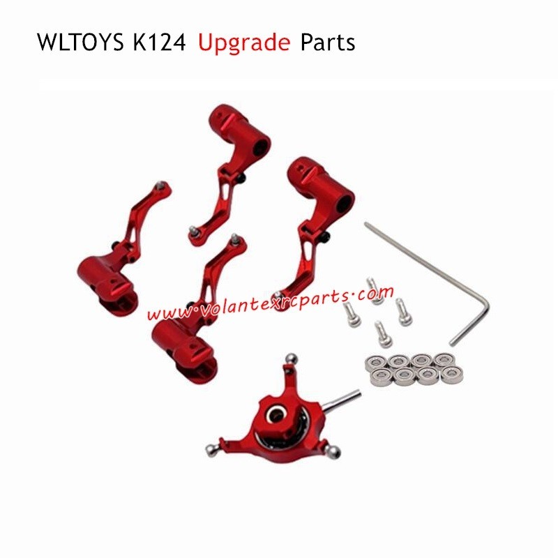 WLTOYS K124 RC Plane Upgrade Parts Crosshead Propeller Holder Red