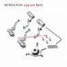 WLTOYS K124 RC Plane Upgrade Parts Crosshead Propeller Holder Silver