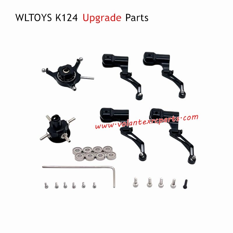 WLTOYS K124 RC Plane Upgrade Parts Rotor Disc Crosshead Black
