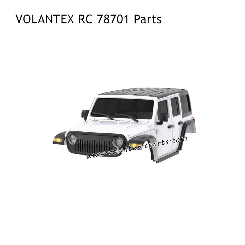 VOLANTEX RC 78701 RACENT RC Car Parts Car Shell White VOLANTEX RC 78701 RACENT RC Car Parts Car Shell White