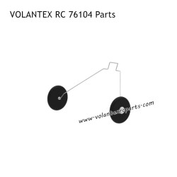 VOLANTEX RC 76104 SPORT CUB 500 RC Plane Parts Full Set of Front Landing Gear