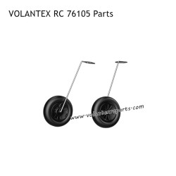 Volantex 761-5 P-51D RC Airplane Parts Full Set of Front Landing Gear