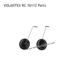 VOLANTEX RC 76112 Spitfire Airplane Parts Full Set of Front Landing Gear