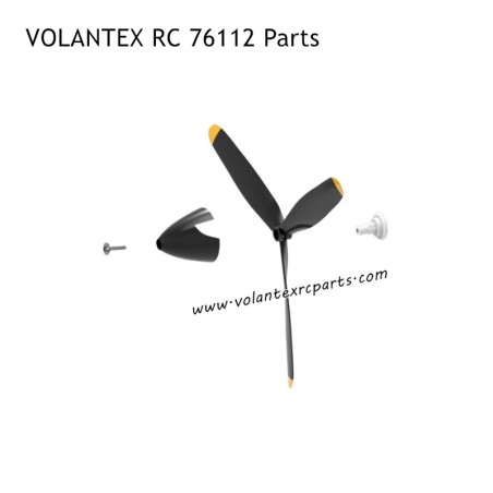 VOLANTEX RC 76112 Spitfire Airplane Parts Three-blade Propeller Set