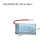 VOLANTEXRC 76116 Thunderbolt Airplane Parts 3.7V 400mAh Battery