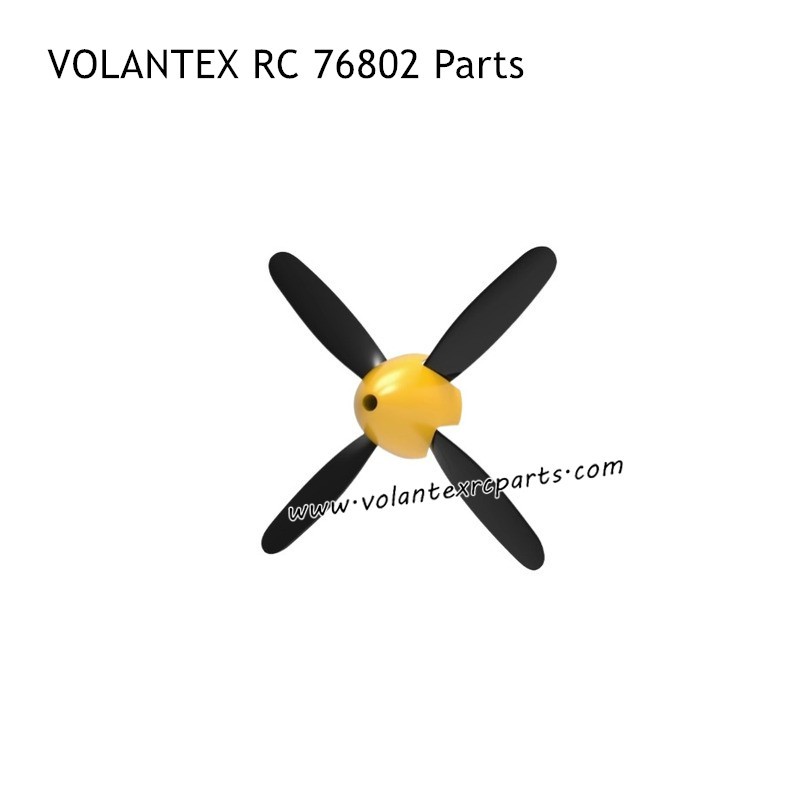 VOLANTEXRC 76802 Brushless RC Plane Parts Four-blade Propeller Set