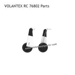 VOLANTEXRC 76802 P51 RC Fighter Jet Parts Full Set of Front Landing Gear