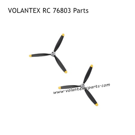 VOLANTEXRC 76803 RC Plane Parts Three-blade Propeller Set