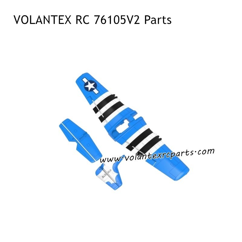 Volantex rc 76105V2 Parts Main and Rear Wing